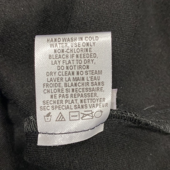 Women’s Glitter Back Zip Up Long Sleeve Blouse - Komarov Black Size XS - Picture 6 of 6